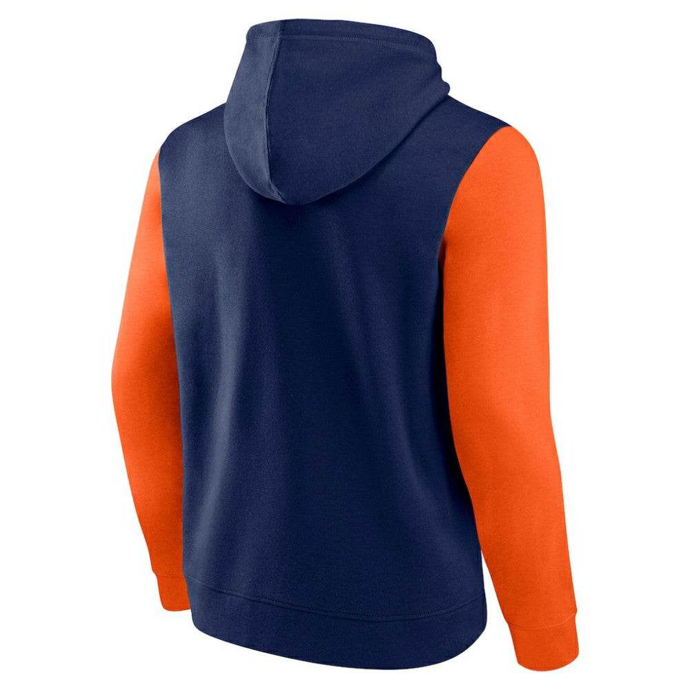 Houston Astros Outline Fleece Pullover Hoodie Navy