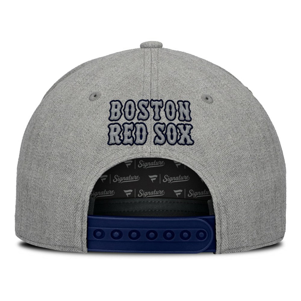 Boston Red Sox Signature Elements Cork Patch A-Frame Adjustable Hat Gray
