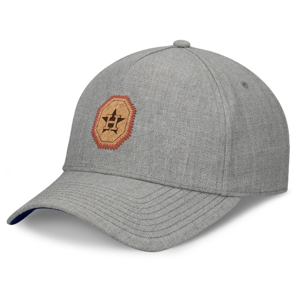 Houston Astros Signature Elements Cork Patch A-Frame Adjustable Hat Gray