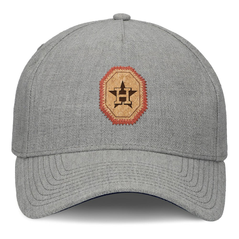 Houston Astros Signature Elements Cork Patch A-Frame Adjustable Hat Gray