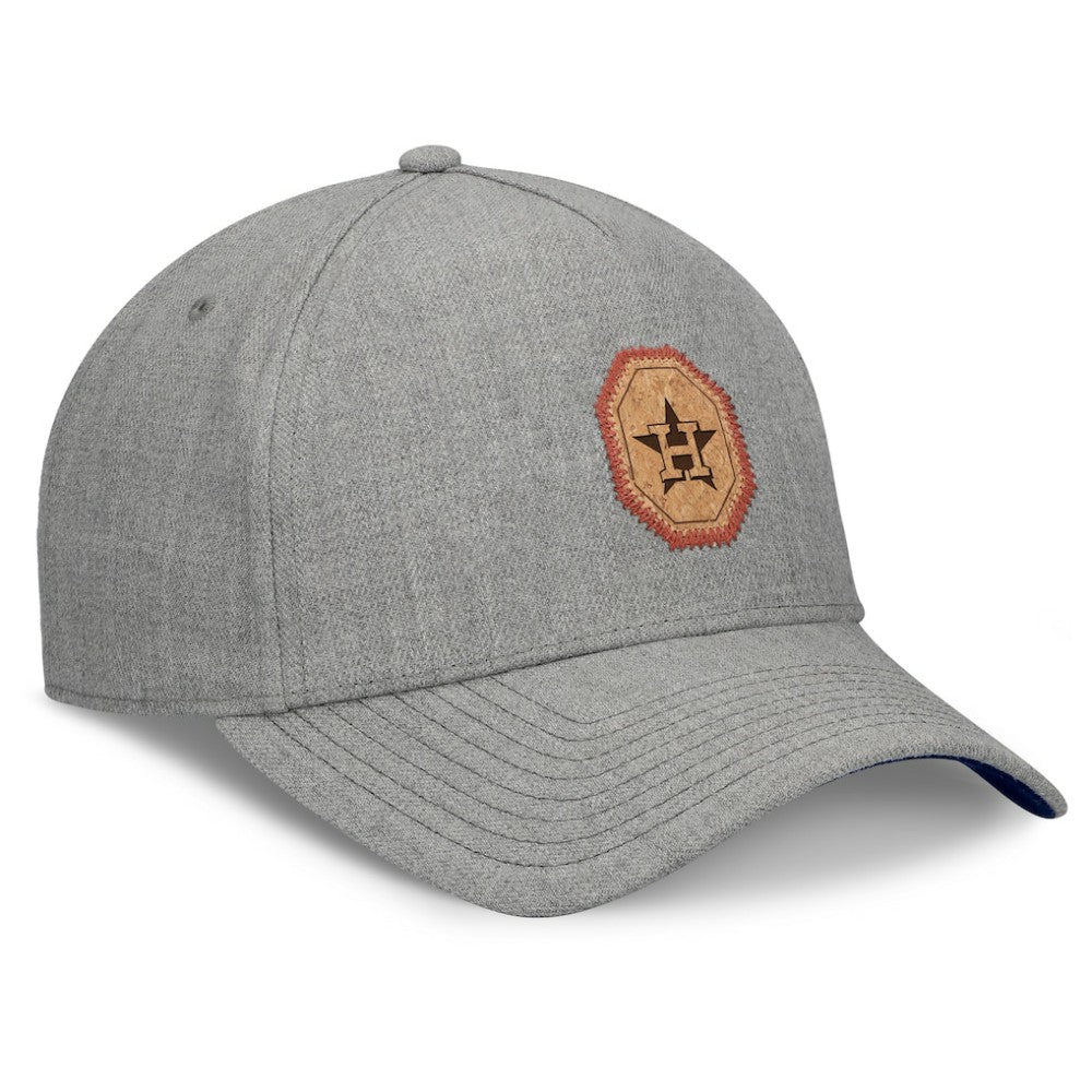 Houston Astros Signature Elements Cork Patch A-Frame Adjustable Hat Gray