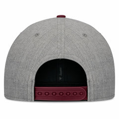 Los Angeles Dodgers Elements Felt Chainstitch Snapback Hat Gray/Maroon