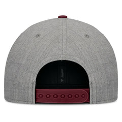 Pittsburgh Pirates Elements Felt Chainstitch Snapback Hat Gray/Maroon