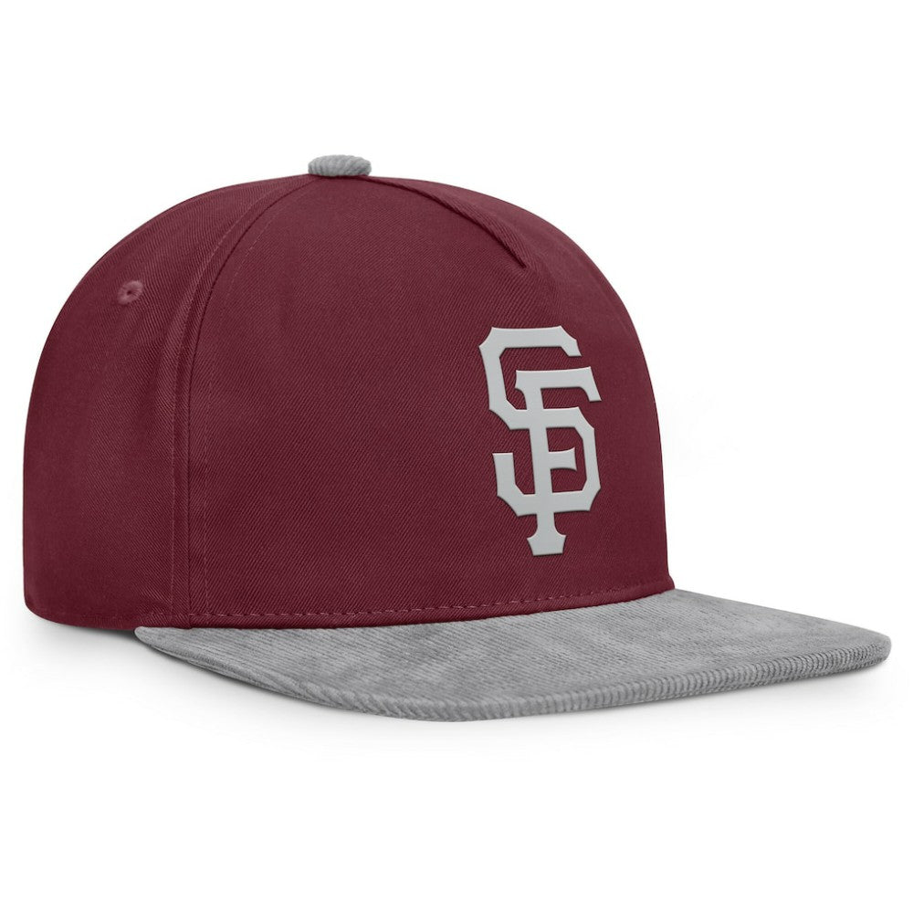 San Francisco Giants Front Office Snapback Hat Wine