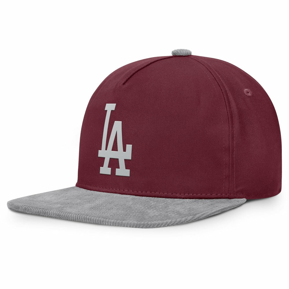 Los Angeles Dodgers Front Office Snapback Hat Wine