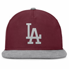 Los Angeles Dodgers Front Office Snapback Hat Wine