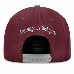 Los Angeles Dodgers Front Office Snapback Hat Wine