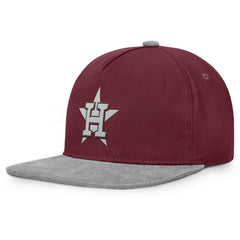 Houston Astros Front Office Snapback Hat Wine