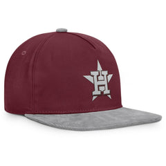 Houston Astros Front Office Snapback Hat Wine