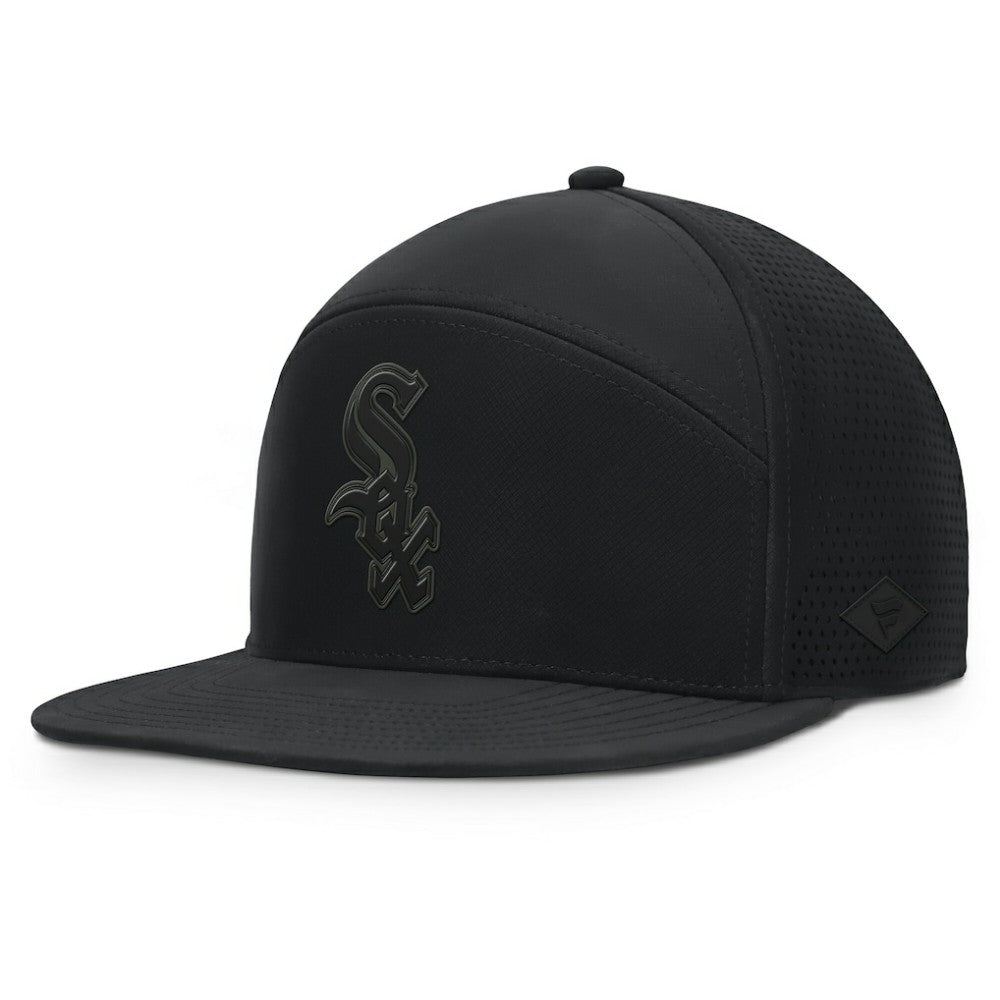 Chicago White Sox Horizon Snapback Hat Black