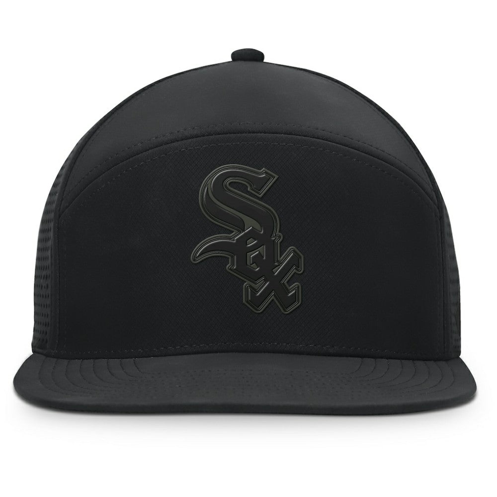 Chicago White Sox Horizon Snapback Hat Black