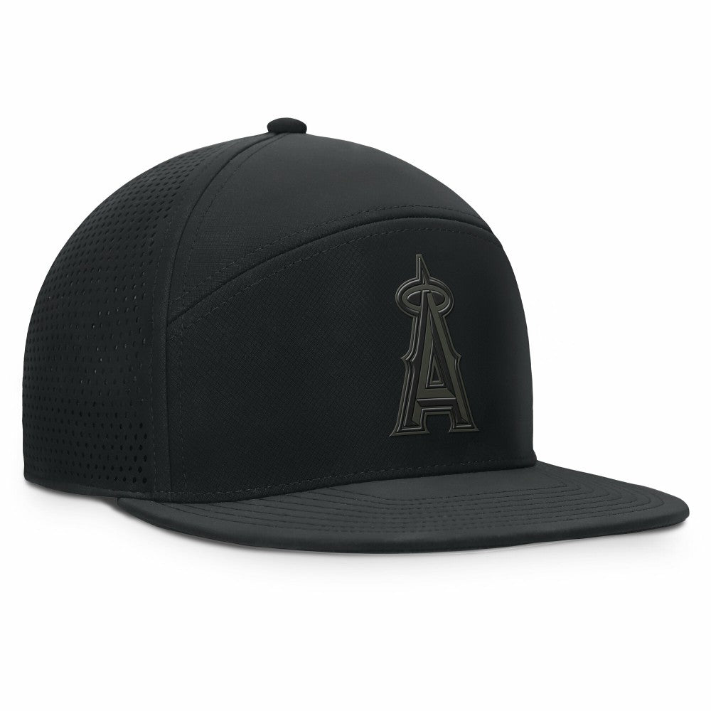 Los Angeles Angels Horizon Snapback Hat Black