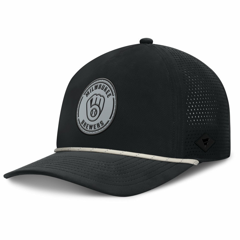 Milwaukee Brewers Signature A-Frame Adjustable Hat Black