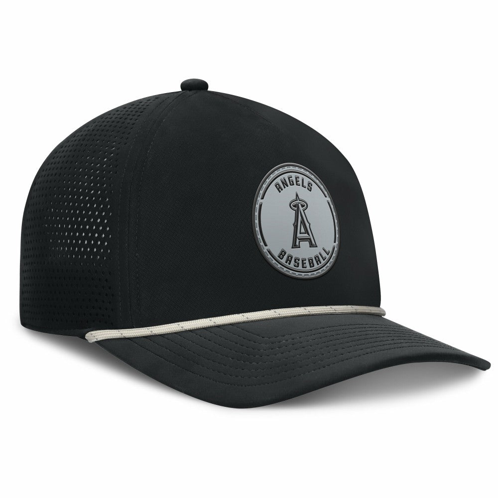 Los Angeles Angels Front Office Performance A-Frame Adjustable Hat Black