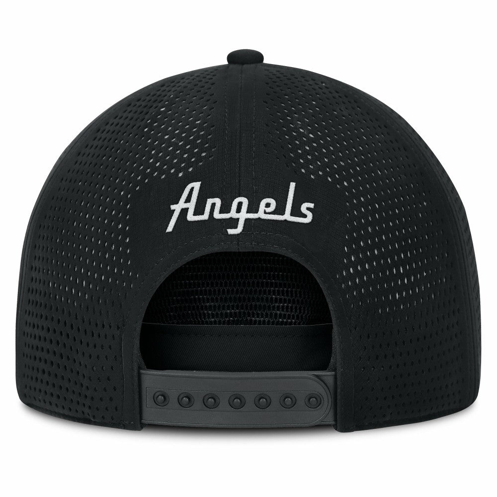 Los Angeles Angels Front Office Performance A-Frame Adjustable Hat Black