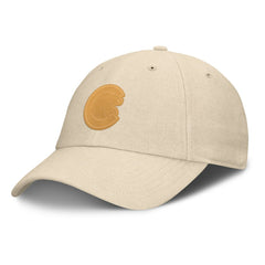 Chicago Cubs Front Office Leather Patch Adjustable Hat Cream