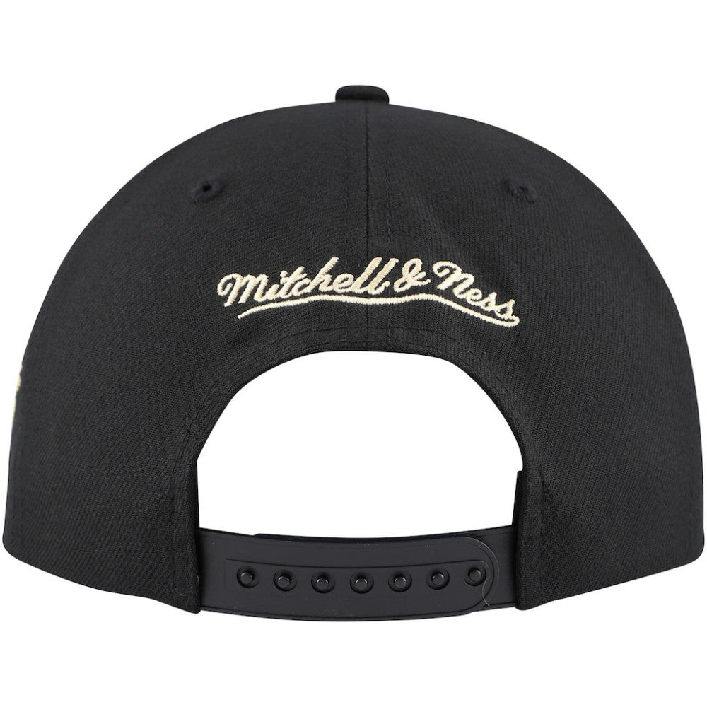 Minnesota Wild Mitchell & Ness Core Team Script 2.0 Snapback Hat Black