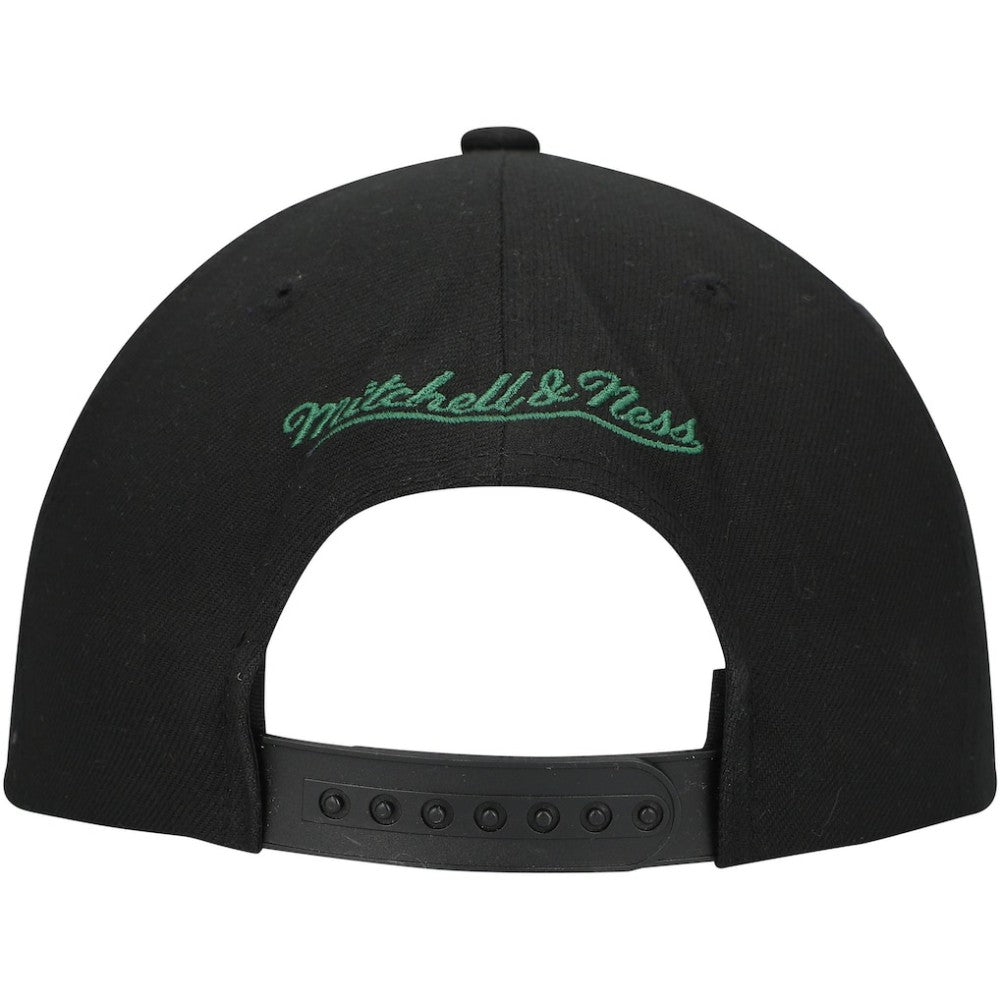 New Jersey Devils Mitchell & Ness Core Team Script 2.0 Snapback Hat Black