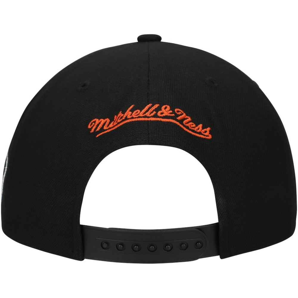 Philadelphia Flyers Mitchell & Ness Core Team Script 2.0 Snapback Hat Black