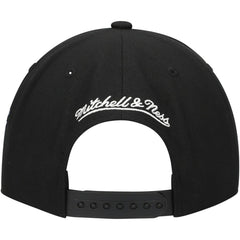 Tampa Bay Lightning Mitchell & Ness Core Team Script 2.0 Snapback Hat Black