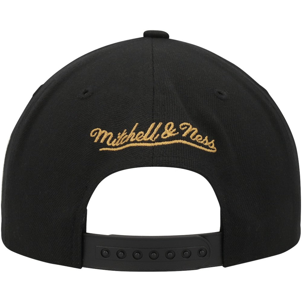 Vegas Golden Knights Mitchell & Ness Core Team Script 2.0 Snapback Hat Black