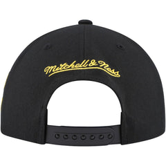 Calgary Flames Mitchell & Ness Core Team Script 2.0 Snapback Hat Black