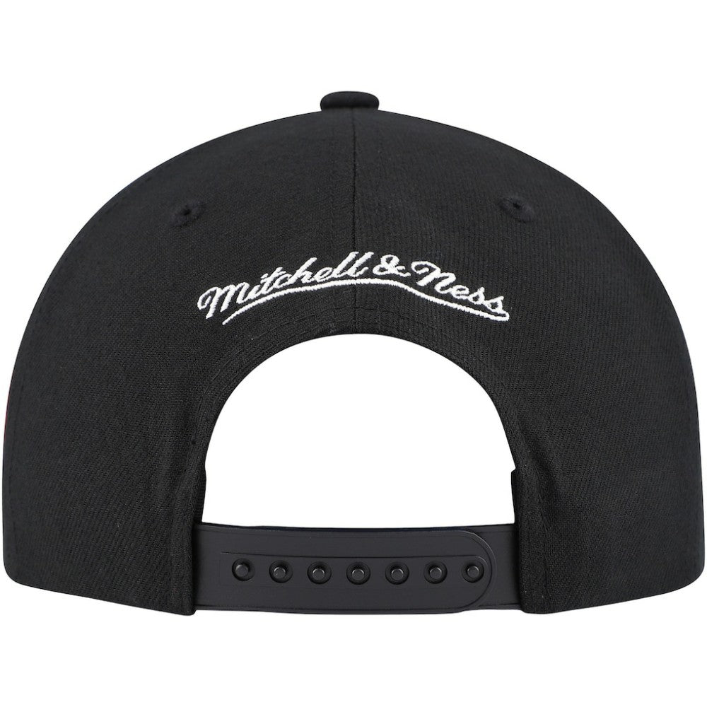 Detroit Red Wings Mitchell & Ness Core Team Script 2.0 Snapback Hat Black
