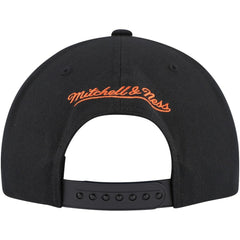 Edmonton Oilers Mitchell & Ness Core Team Script 2.0 Snapback Hat Black