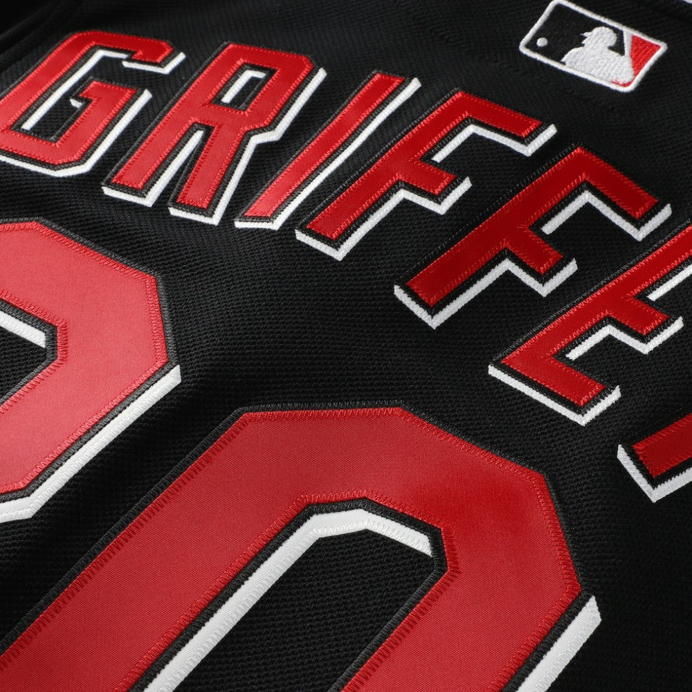Ken Griffey Jr. Cincinnati Reds Cooperstown Collection Authentic Mesh Batting Practice Jersey Black | Mitchell & Ness