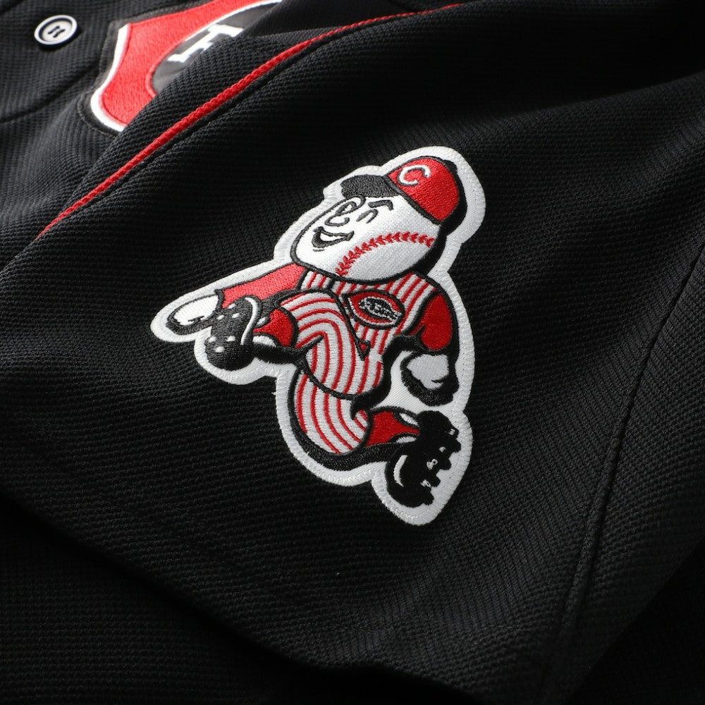 Ken Griffey Jr. Cincinnati Reds Cooperstown Collection Authentic Mesh Batting Practice Jersey Black | Mitchell & Ness