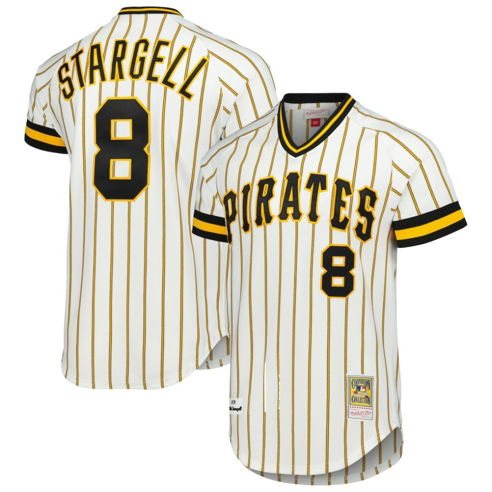 Willie Stargell Pittsburgh Pirates Cooperstown Collection 1979 Authentic Jersey White | Mitchell & Ness