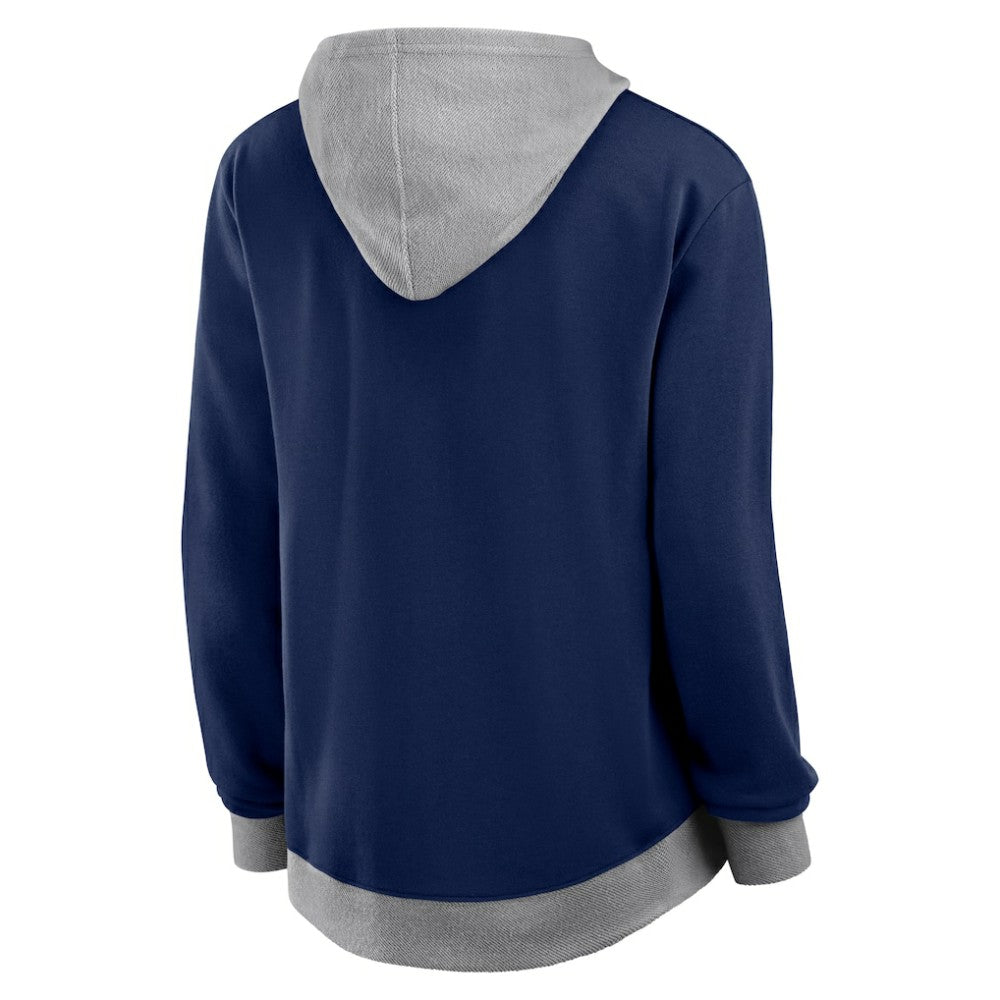 Houston Astros Women's Hit It French Terry Full-Zip Hoodie Navy