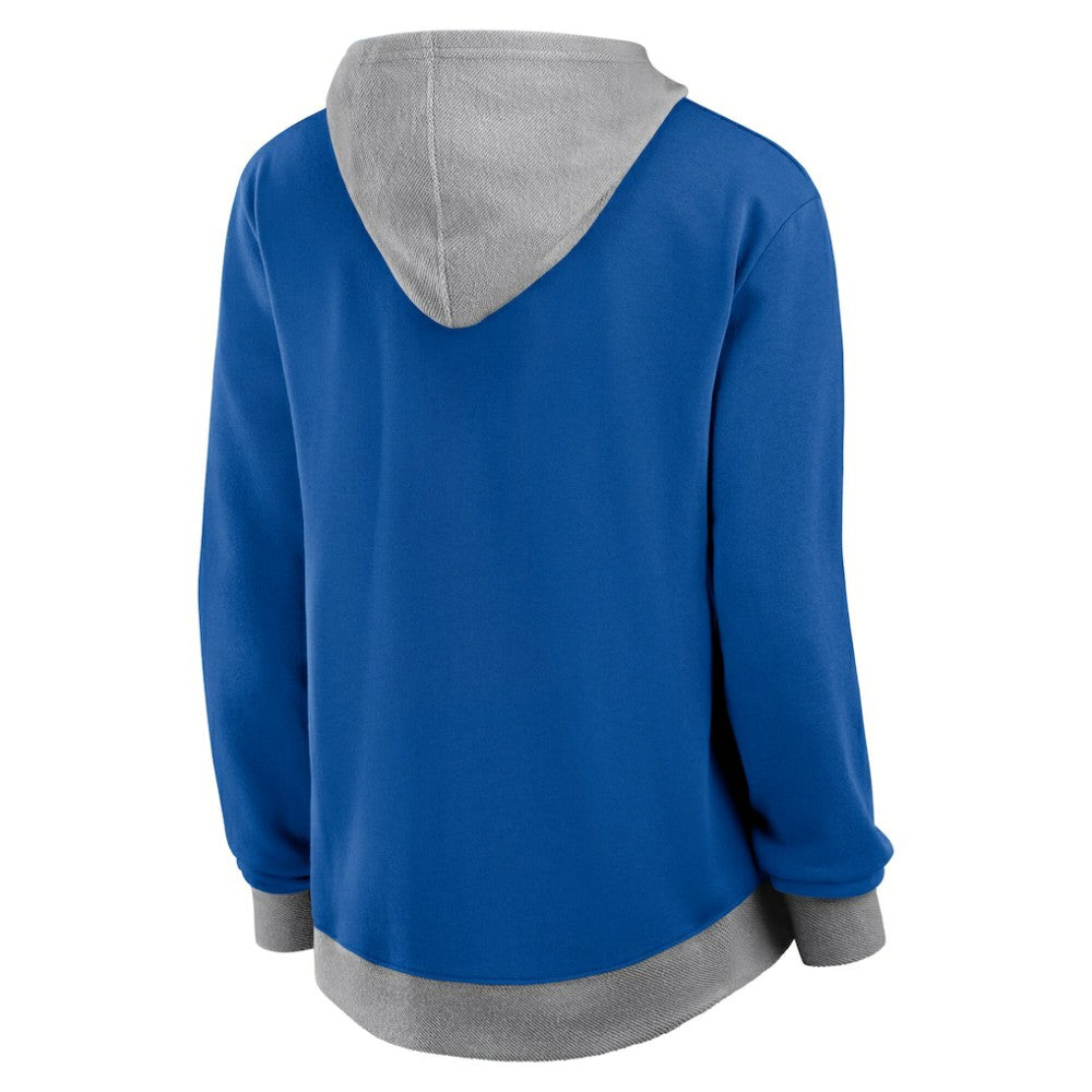 Los Angeles Dodgers Women's Hit It French Terry Full-Zip Hoodie Royal