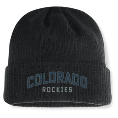 Colorado Rockies Andee Cuffed Knit Hat Black