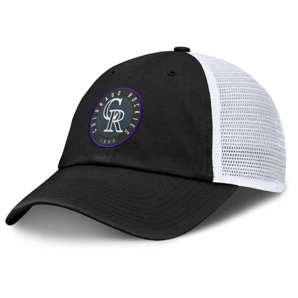 Colorado Rockies Averies Adjustable Hat Black/White