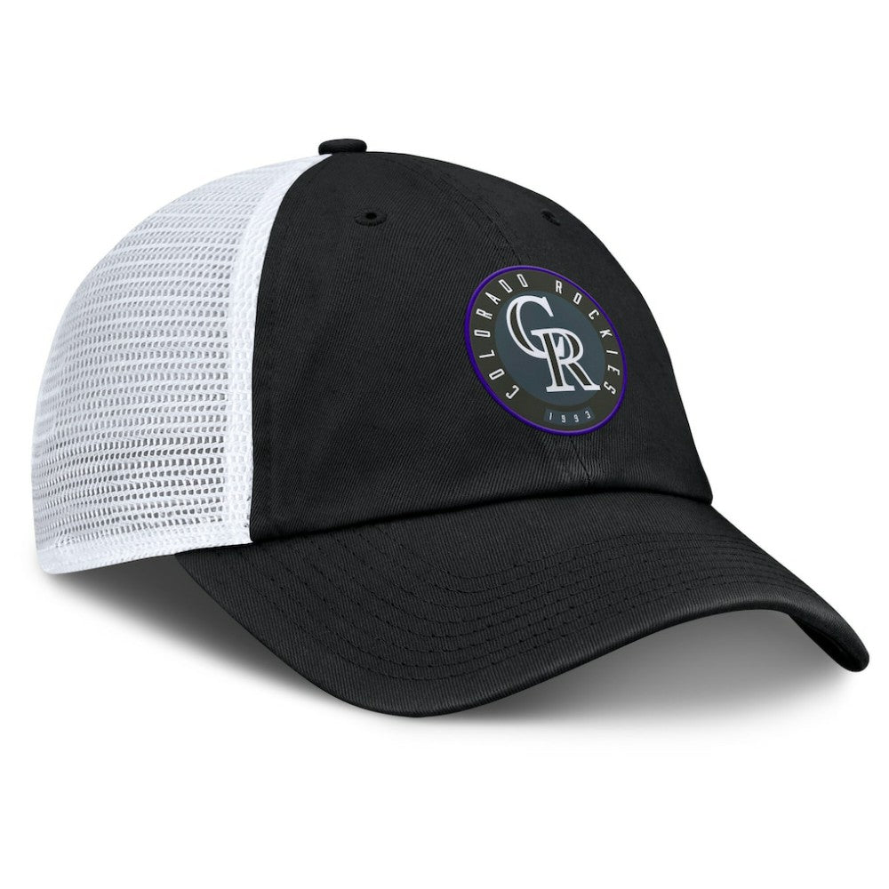 Colorado Rockies Averies Adjustable Hat Black/White