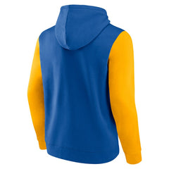 St. Louis Blues Logo Athletic Deliver Fleece Pullover Hoodie Blue