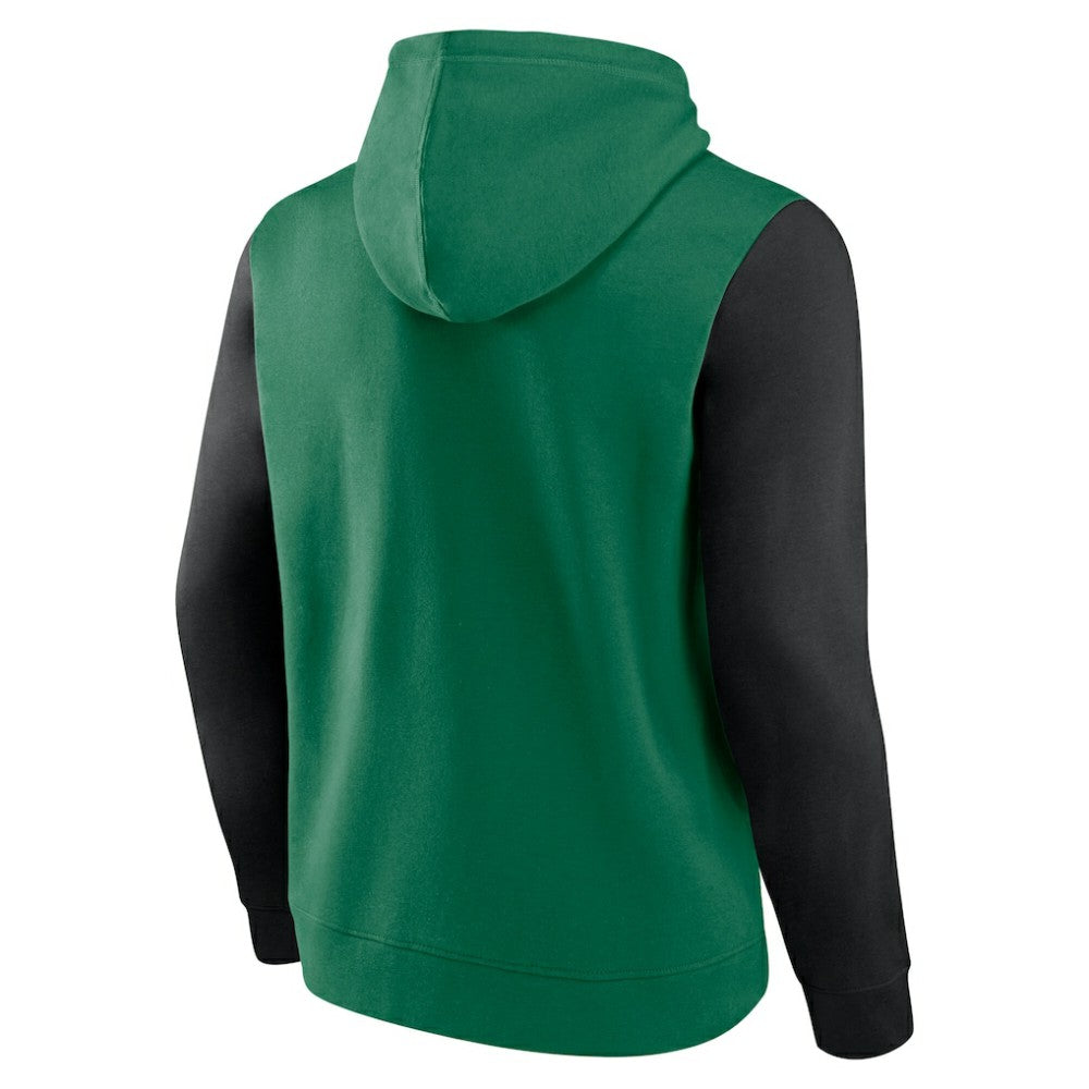 Dallas Stars Logo Athletic Deliver Fleece Pullover Hoodie Kelly Green