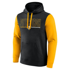 Pittsburgh Penguins Logo Athletic Deliver Fleece Pullover Hoodie Black