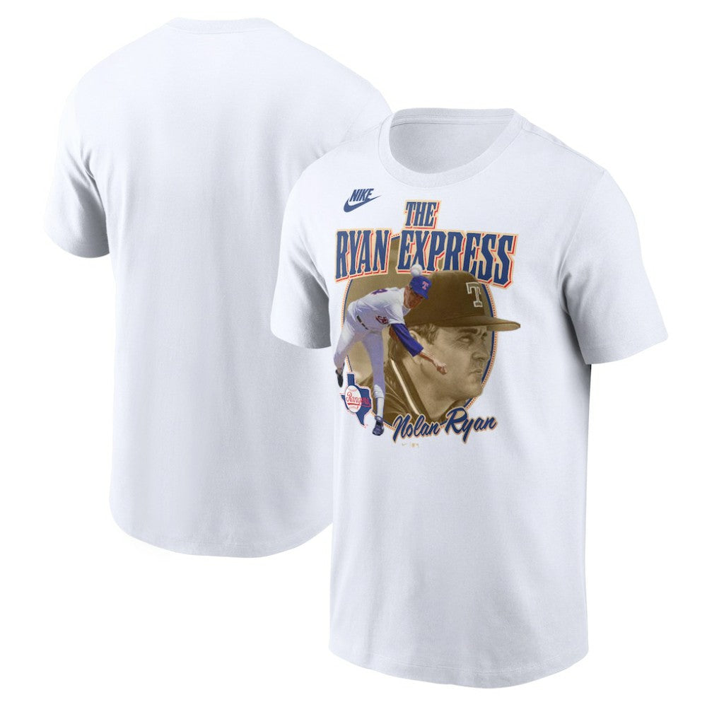 Nolan Ryan Texas Rangers Cooperstown Legends Graphic T-Shirt White | Nike