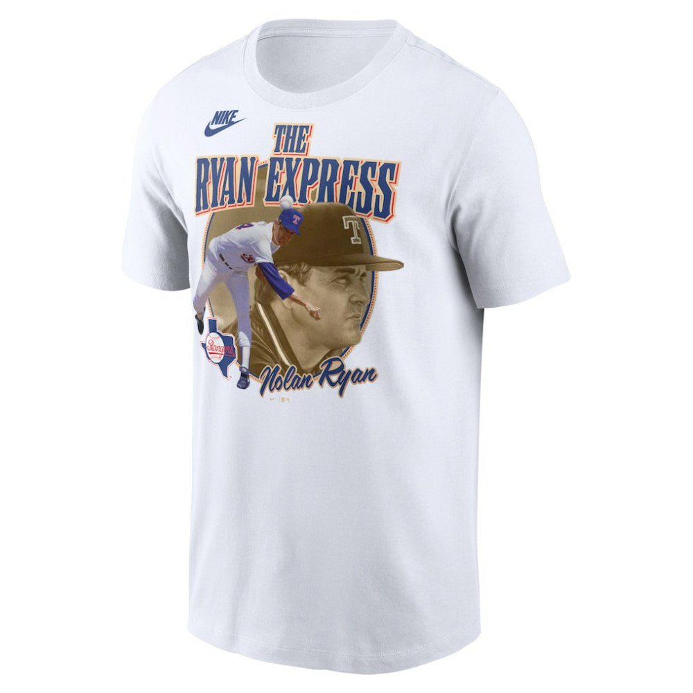Nolan Ryan Texas Rangers Cooperstown Legends Graphic T-Shirt White | Nike