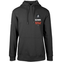 Baltimore Orioles Levelwear City Connect Podium Baseline Pullover Hoodie Black