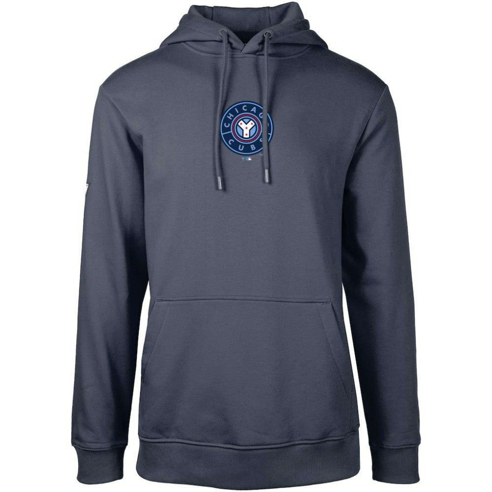 Chicago Cubs Levelwear City Connect Podium Core 2.0 Pullover Hoodie Navy
