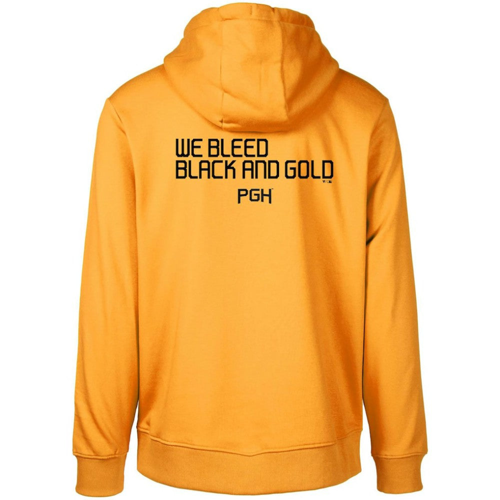 Pittsburgh Pirates Levelwear City Connect Podium Core 2.0 Pullover Hoodie Gold