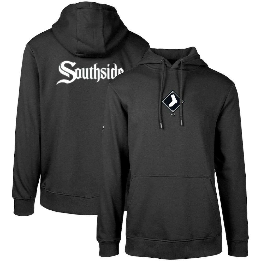Chicago White Sox Levelwear City Connect Podium Core 2.0 Pullover Hoodie Black