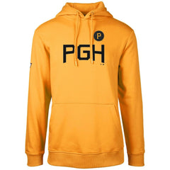 Pittsburgh Pirates Levelwear City Connect Podium Core Logo Pullover Hoodie Gold