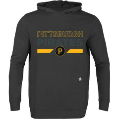Pittsburgh Pirates Levelwear City Connect Relay No Hitter Pullover Hoodie Black