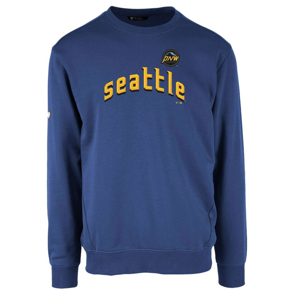 Seattle Mariners Levelwear City Connect Zane Core Logo Pullover Sweatshirt Royal