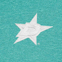 Dallas Stars Antigua White Logo Hunk Quarter-Zip Pullover Heather Aqua