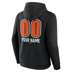 Baltimore Orioles Personalized Name & Number Fastball Pullover Hoodie Black
